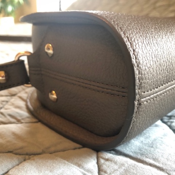 APC Demi Lune (Half Moon Bag) Grained Leather - Grey - Picture 4 of 13